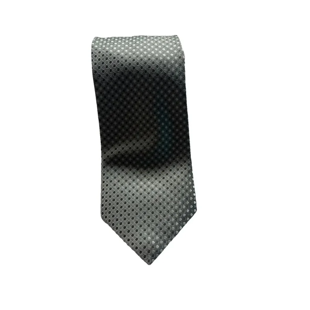 Henry Jacobson - Vintage 100% Silk Necktie Lux Designer Dots/Green W3‎ L53 (211)